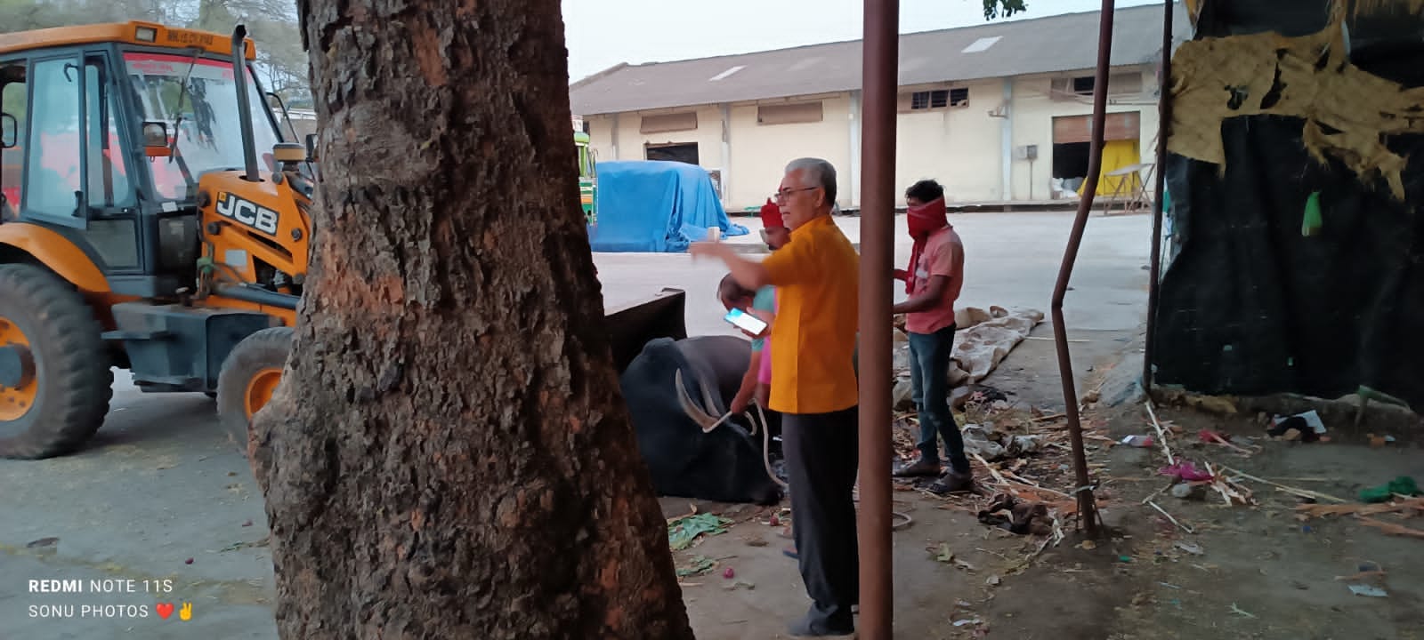 Ground rescue operation in progress